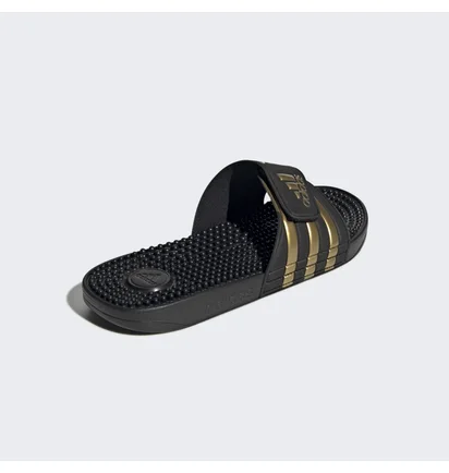 Тапочки унисекс Adidas Adissage Slides Black/Yellow Eg6517