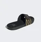 Тапочки унисекс Adidas Adissage Slides Black/Yellow Eg6517