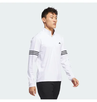 Кофта мужская Adidas Golf 3-Stripe White IQ2918