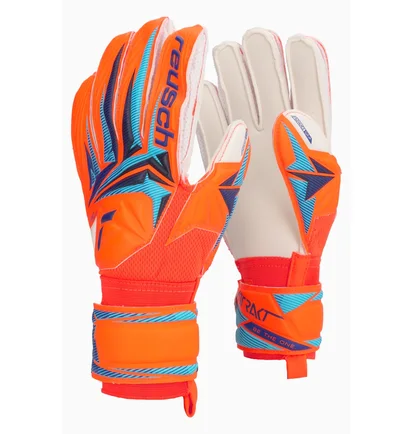 Рукавиці воротарські унісекс Reush Reusch Attrakt Advance Orange/White 5672214-2290