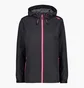 Ветровка женская CMP Woman Rain Jacket Fix Hood Black 39X6636-01UE