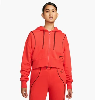 Толстовка жіноча Nike W Nsw Air Flc Hd Fz Orange Dq6579-696