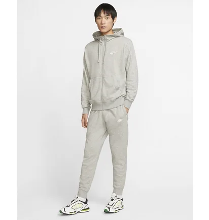 Толстовка чоловіча Nike M Nsw Club Hoodie Fz Ft Grey BV2648-063