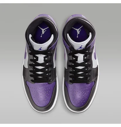 Кроссовки женские Air Jordan 1 Mid Se Violet/White HJ5911-105