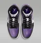 Кроссовки женские Air Jordan 1 Mid Se Violet/White HJ5911-105