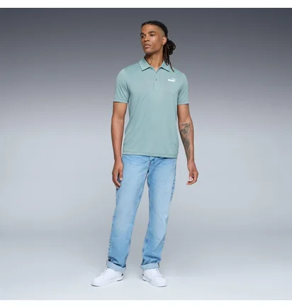 Поло мужское Puma Essentials Green 688016-30