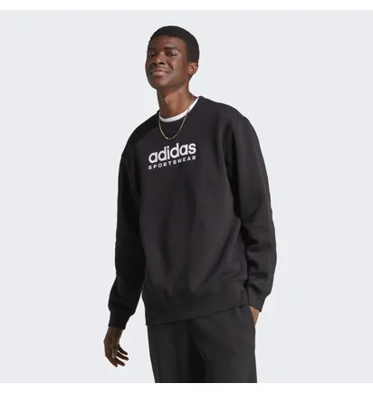 Свитшот мужской Adidas All Szn Fleece Graphic Sweatshirt Black IC9824