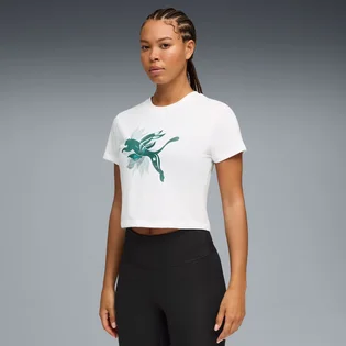 Футболка жіноча Puma Green Terrains Fashion Graphic White 528078-02