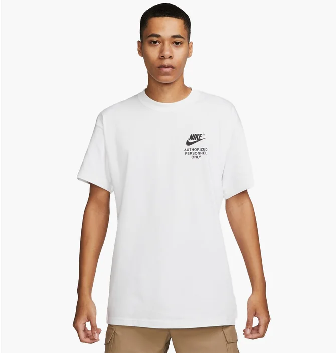 Футболка чоловіча Nike M Nsw Authrzd Personnel Tee White Dm6427-100