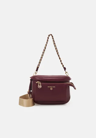 Сумка жіноча Michael Kors Slater Medium Pebbled Leather Sling Pack Bordo 30F0G04M6I-DARK-BERRY-16581