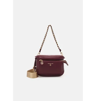 Сумка жіноча Michael Kors Slater Medium Pebbled Leather Sling Pack Bordo 30F0G04M6I-DARK-BERRY-16581