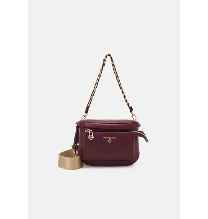 Сумка женская Michael Kors Slater Medium Pebbled Leather Sling Pack Bordo 30F0G04M6I-DARK-BERRY-16581