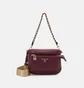 Сумка женская Michael Kors Slater Medium Pebbled Leather Sling Pack Bordo 30F0G04M6I-DARK-BERRY-16581