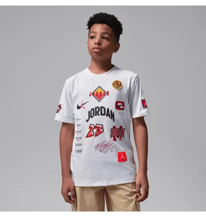 Футболка дитяча Air Jordan Dynasty Patch White 95F385-001