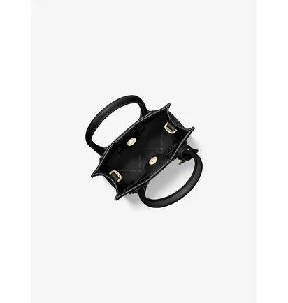 Сумка жіноча Michael Kors Mercer Extra-Small Pebbled Leather Crossbody Bag Black 35S1GM9T0L-BLACK-18323
