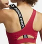 Топ женский Nike Womens Medium-Support Asymmetrical Sports Bra Bordo Dm0570-614
