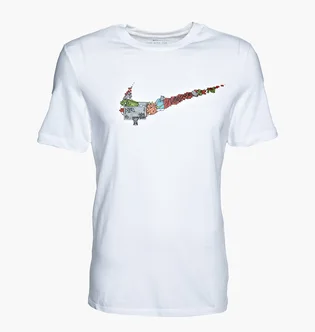 Футболка чоловіча Nike M Oc Ssnl Fran Swsh Tee White DD0795-100