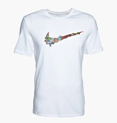 Футболка чоловіча Nike M Oc Ssnl Fran Swsh Tee White DD0795-100