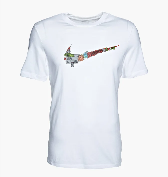 Футболка чоловіча Nike M Oc Ssnl Fran Swsh Tee White DD0795-100
