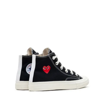 Кеди дитячі Converse X Comme Des Garçons Single Heart Chuck 70 Black A08802C