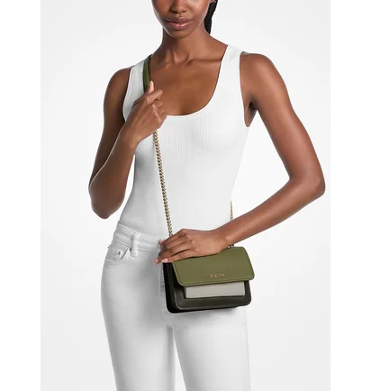 Сумка женская Michael Kors Claire Olive/Black 32F5GC7C1T