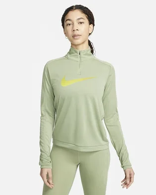Кофта женская Nike 1/4 Dri-Fit Swoosh Olive DX0952-386