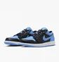 Кросівки чоловічі Air Jordan 1 Low Shoes Black/Blue 553558-041