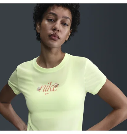 Футболка женская Nike Nsw Nk Chll Knit Tee Eday Green HF9722-360