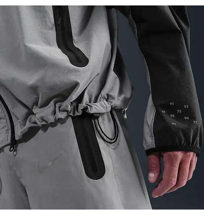 Ветровка мужская Nike Psg M Tch Wvn Wr Fz Jkt Ta Grey/Black HQ4981-060