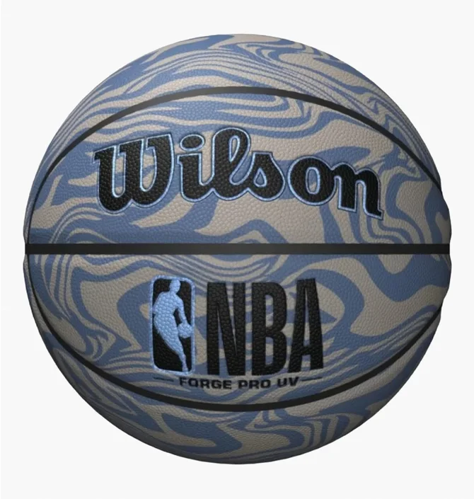 Баскетбольний м'яч Wilson Nba Forge Pro Uv Grey/Blue WZ2010801XB7