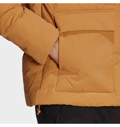 Куртка мужская Adidas Sportswear Big Baffle Down Jacket Brown Hn9932