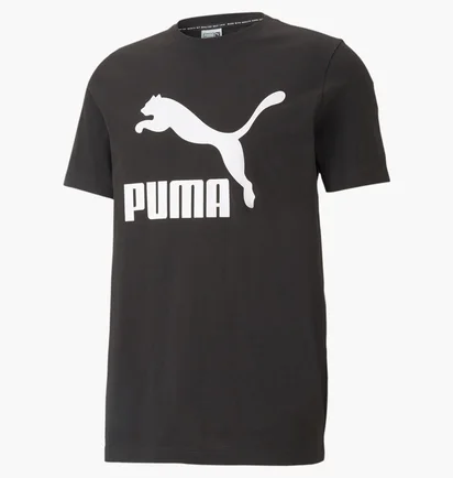 Футболка мужская Puma T-Shirt Classics Logo Black 530088-01