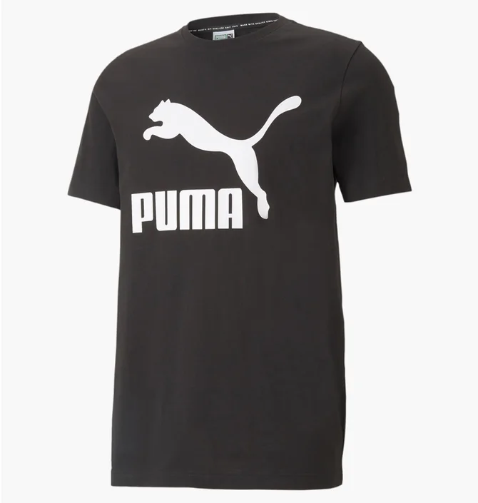 Футболка мужская Puma T-Shirt Classics Logo Black 530088-01