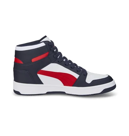 Кросівки чоловічі Puma Rebound Layup Sneakers White/Blue 369573-29