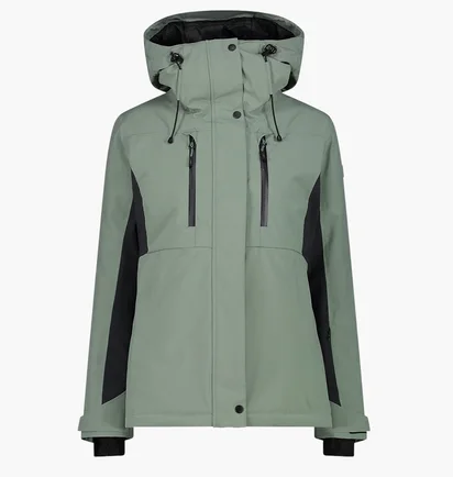 Куртка жіноча CMP Woman Jacket Fix Hood Olive 34W3926-E621