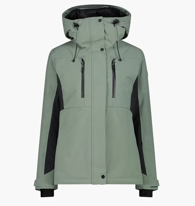 Куртка жіноча CMP Woman Jacket Fix Hood Olive 34W3926-E621