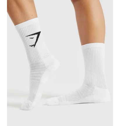 Носки Gymshark Crew (3 пары) White I3A3P-WB57