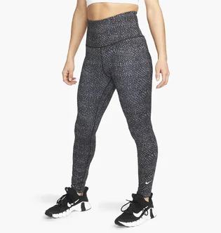 Легінси жіночі Nike One Df Hr 7/8 Tght Aop Grey DX0162-010