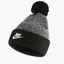 Шапка дитяча Nike Y Nk Utility Beanie Pom Black/Grey Dm8451-010