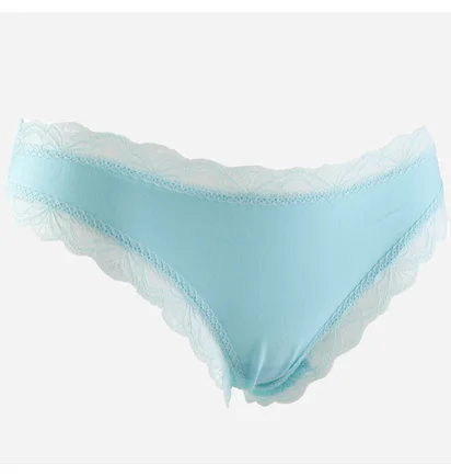 Трусики жіночі fashion lady Tan Tanga White/Light Blue (2 шт) 13890384-1