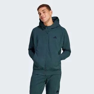Толстовка чоловіча Adidas Z.N.E. Winterized Full-Zip Hooded Track Top Green IR5240
