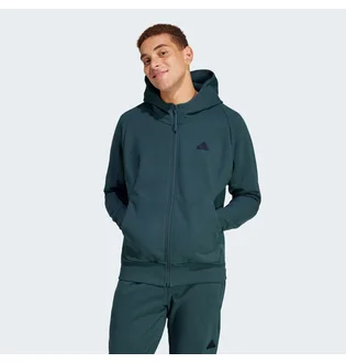 Толстовка чоловіча Adidas Z.N.E. Winterized Full-Zip Hooded Track Top Green IR5240