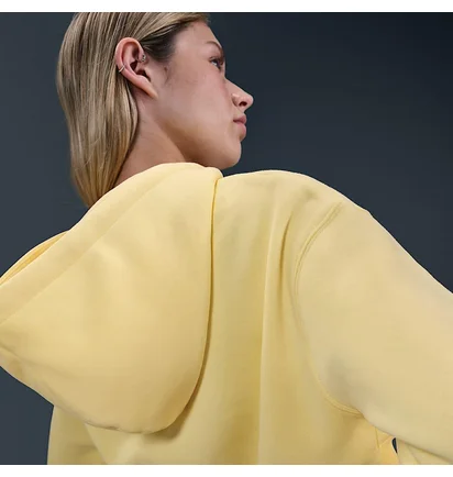 Толстовка женская Nike W Phnx Flc Crop Yellow HV2426-722