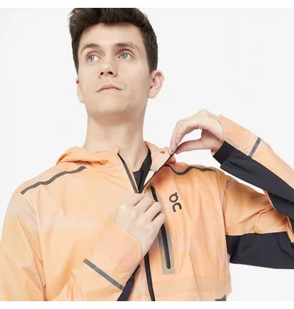 Ветровка мужская On Weather Jacket Lumos- Woodrose/Black Orange 1MD30311285