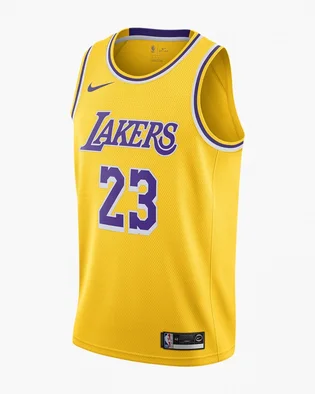 Майка унісекс Nike Lebron James Lakers Icon Edition Nba Swingman Jersey Yellow AA7099-741