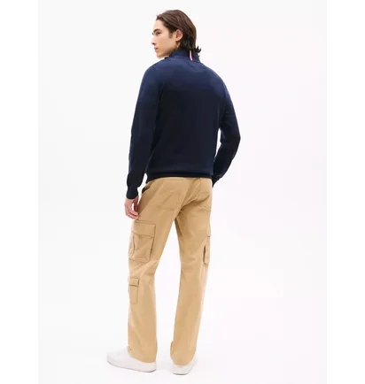 Кофта мужская Tommy Hilfiger Classic Quarter-Zip Sweater Blue 78J9329-410-FAP