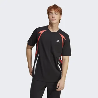 Футболка мужская Adidas Colorblock Tee Black Ic3702