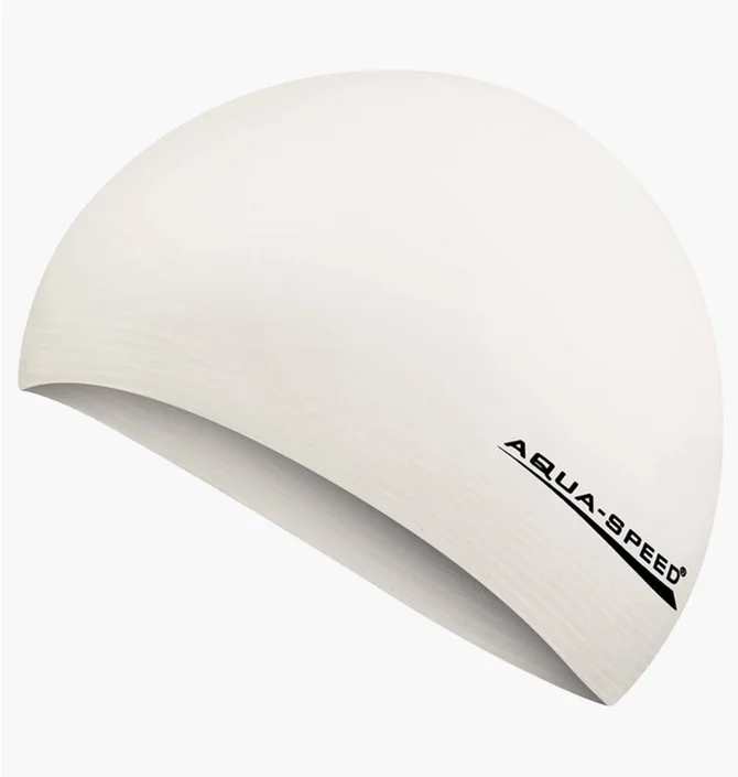 Шапочка для плавання Aqua Speed Soft Latex White 122-05