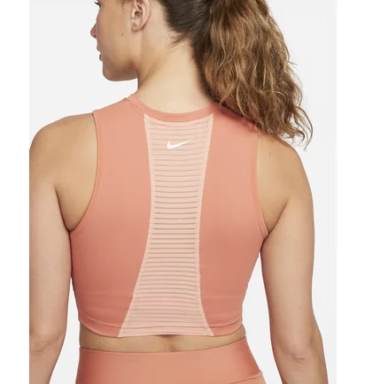 Топ женский Nike W Np Df Ssnl Crop Tank - Ff Peach Dm6952-824