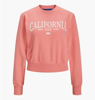 Свитшот женский JJXX Jxbella Ls Relaxed Vint Sweat Sn Pink 12200366-TEA-ROSE